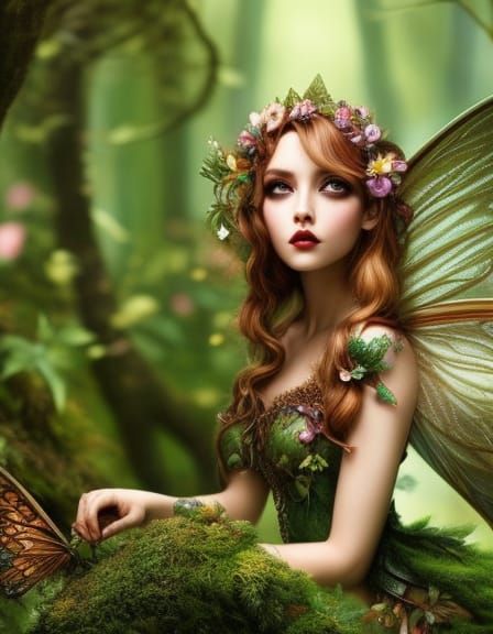 woodland fairy elf - AI Generated Artwork - NightCafe Creator