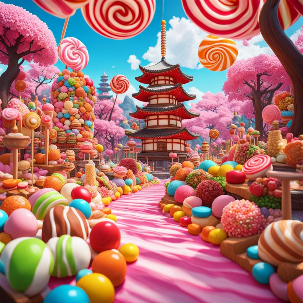 Japanese Candy Wonderland  by @Riangwalee