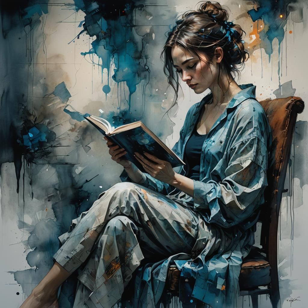 The Reader  by @Litnut17