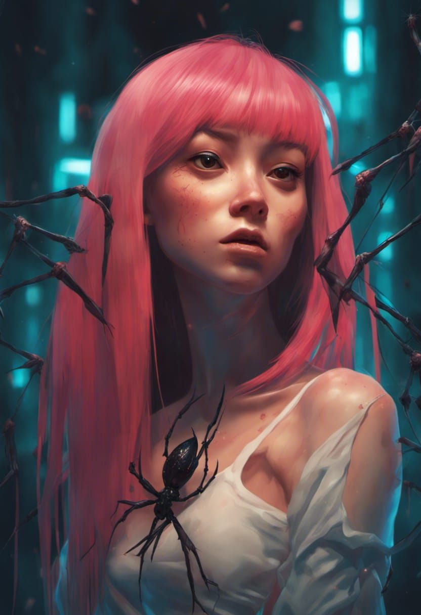 anthropomorphic Arachnid woman #4