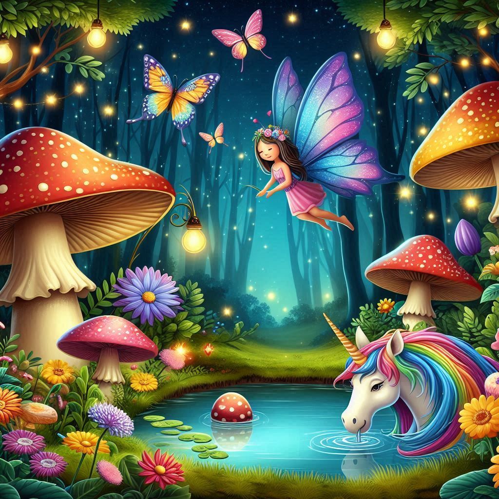 Fantasy scene unfolds