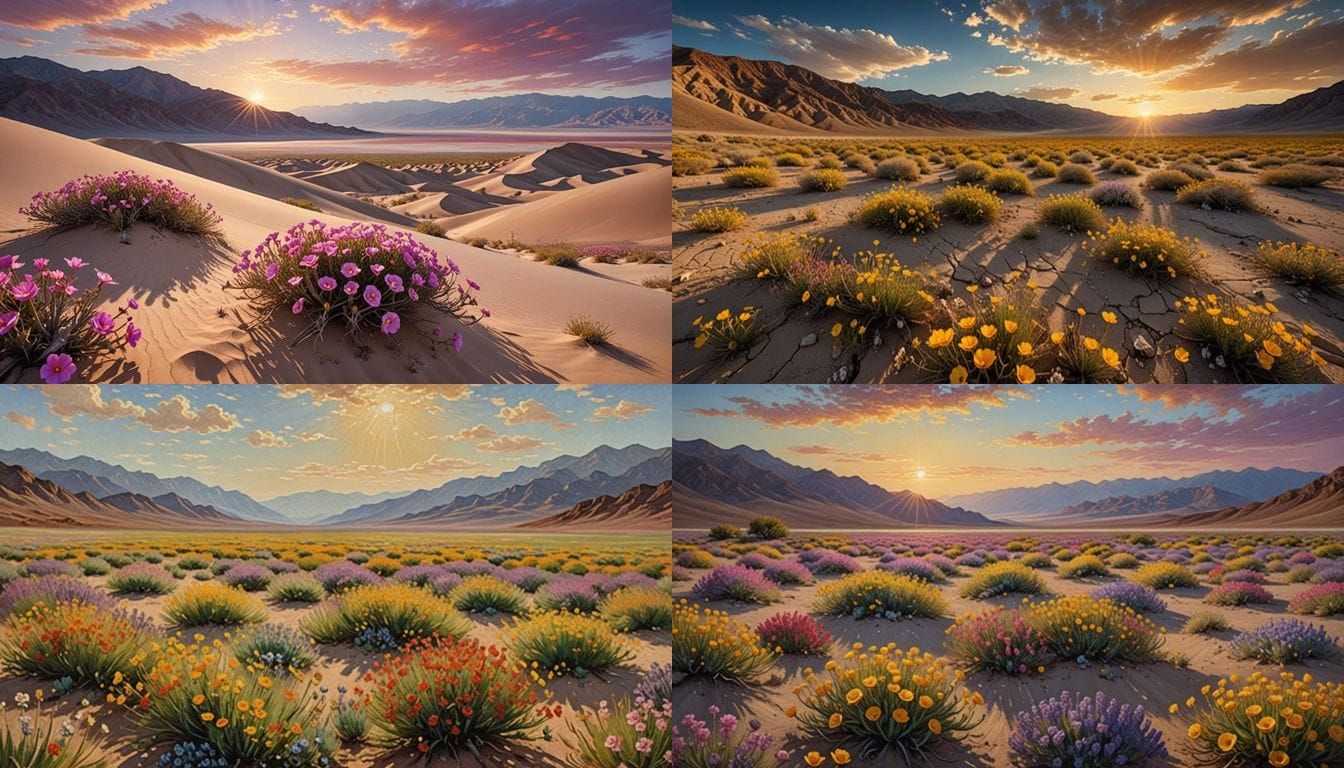 Super bloom in death valley