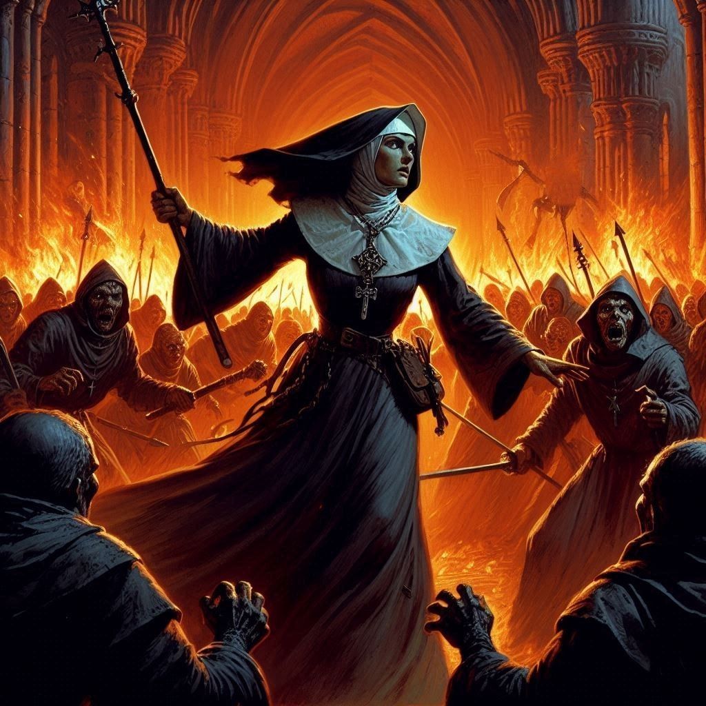 Mother Agnes Stands Against the Leper Monks