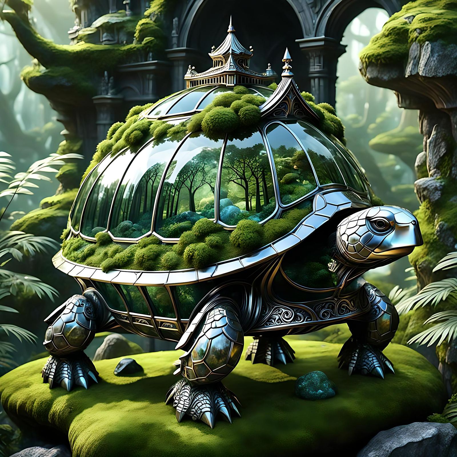 Overgrown Groveback Guardian  by @Schmooz