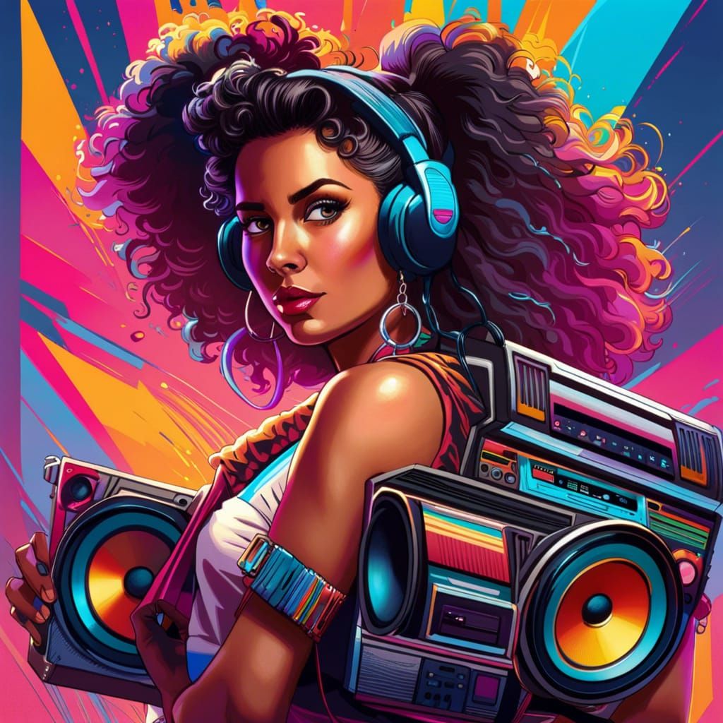 Boombox Revolution  by @G1i7ch