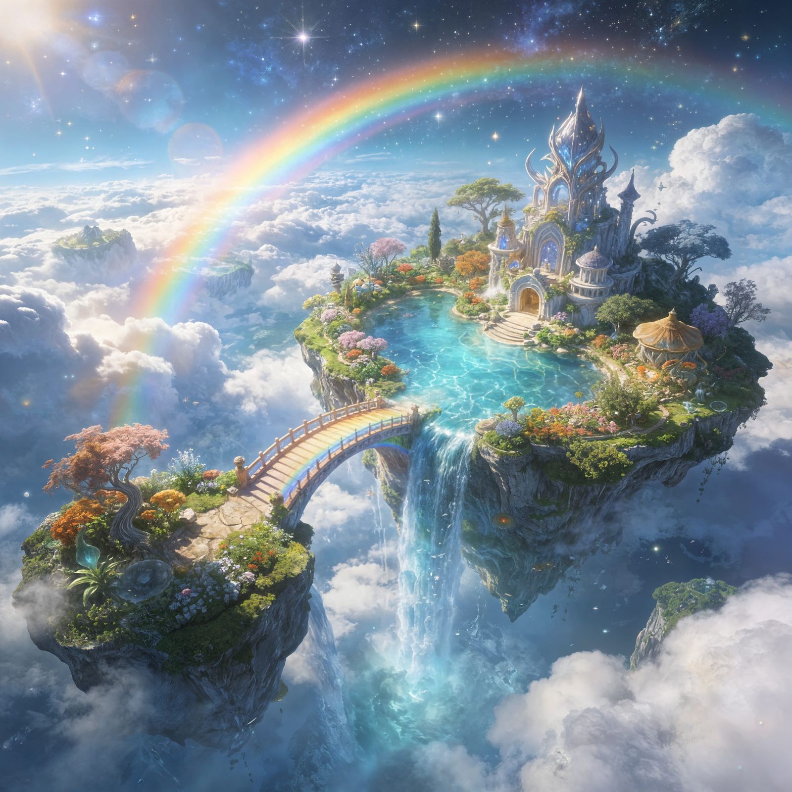 Fantasy getaway in the clouds  by @Soynuts