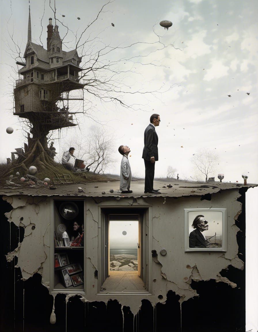 Surreal Twilight Zone Dreamscape in Unreal Engine