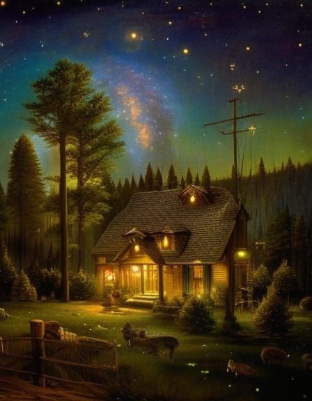 HOME IN THE WOODS