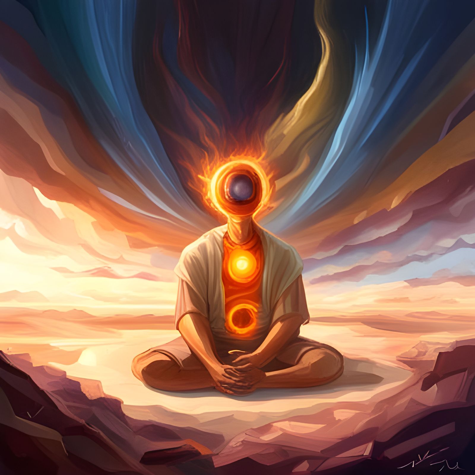 Becoming one with all.