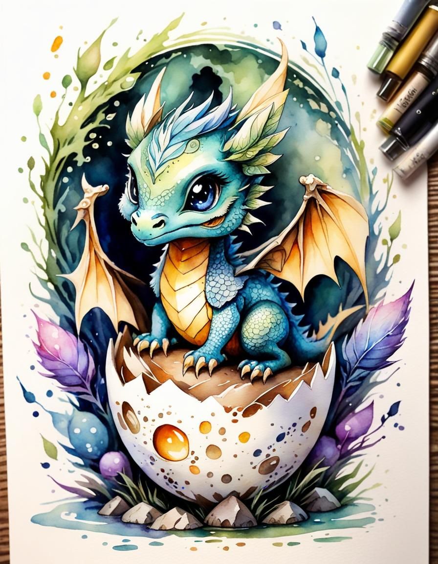 Just Hatched Dragon