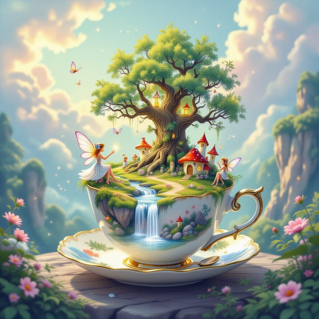 teacup  village  by @Genesis Revelation