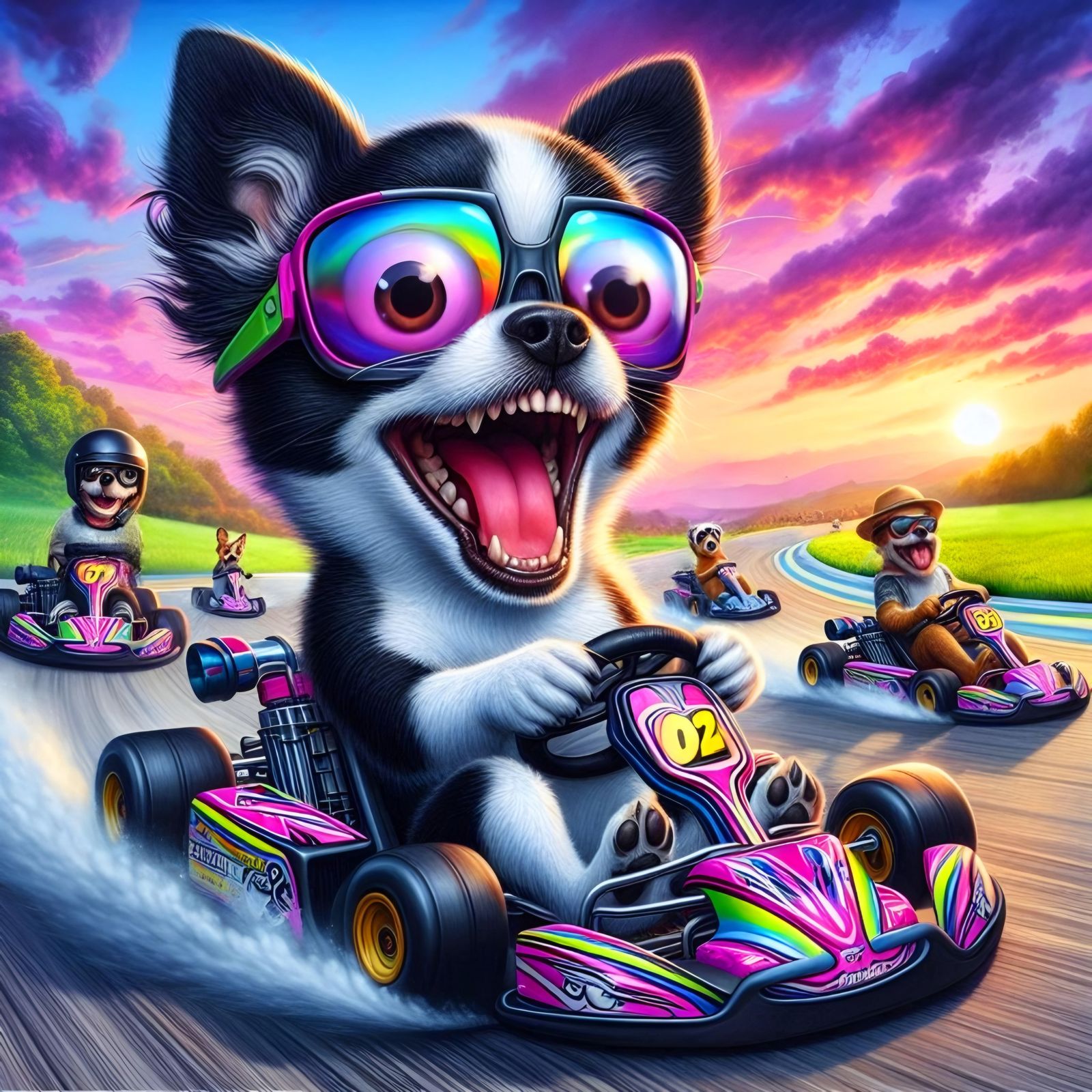 Fast and Fur-ious: Paws on the Pedal
