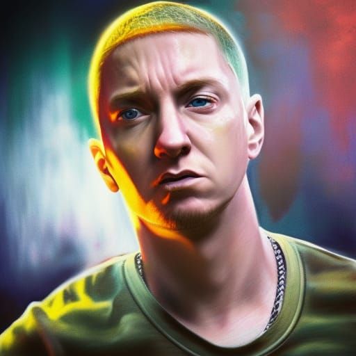 Eminem - AI Generated Artwork - NightCafe Creator