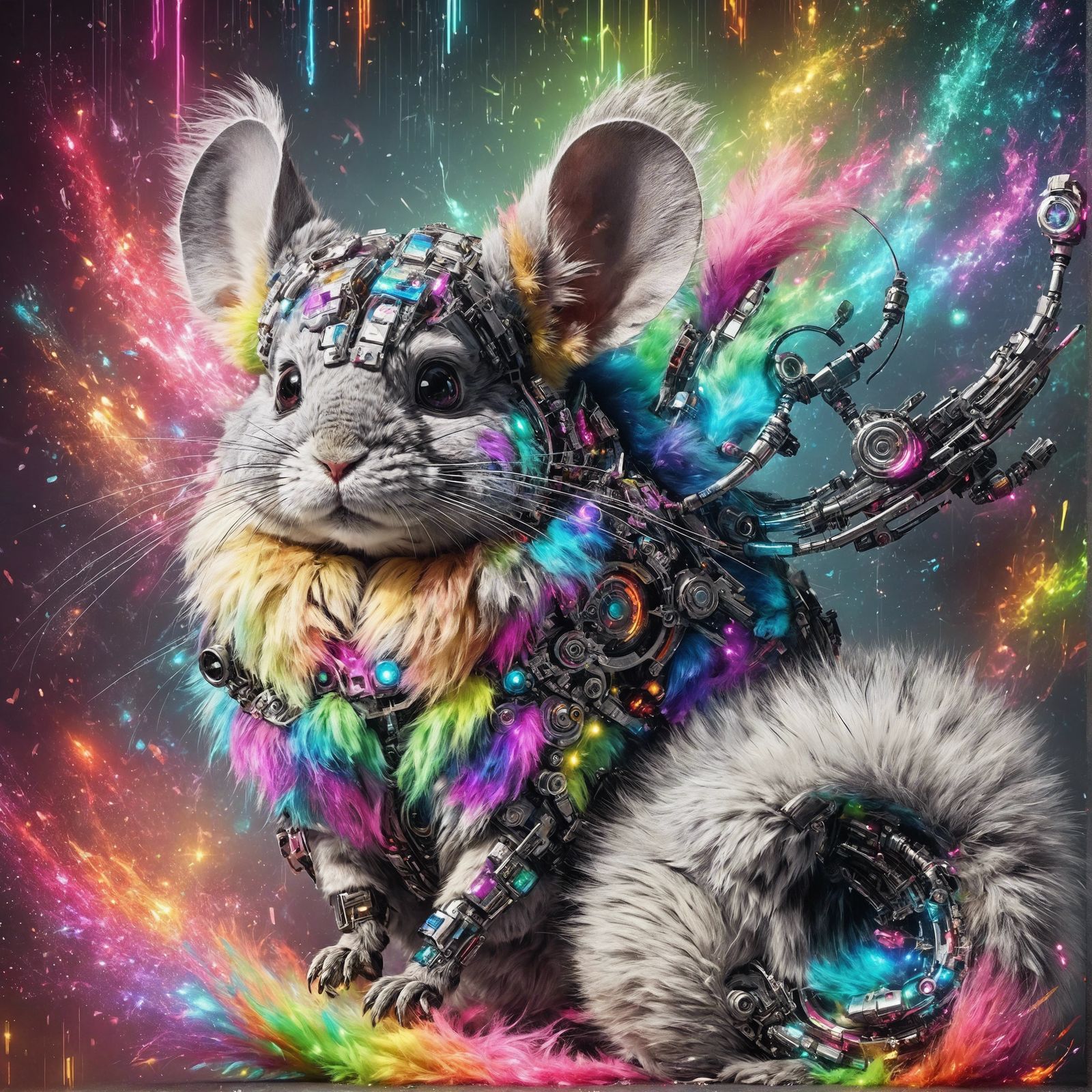 Cyborg Chinchilla