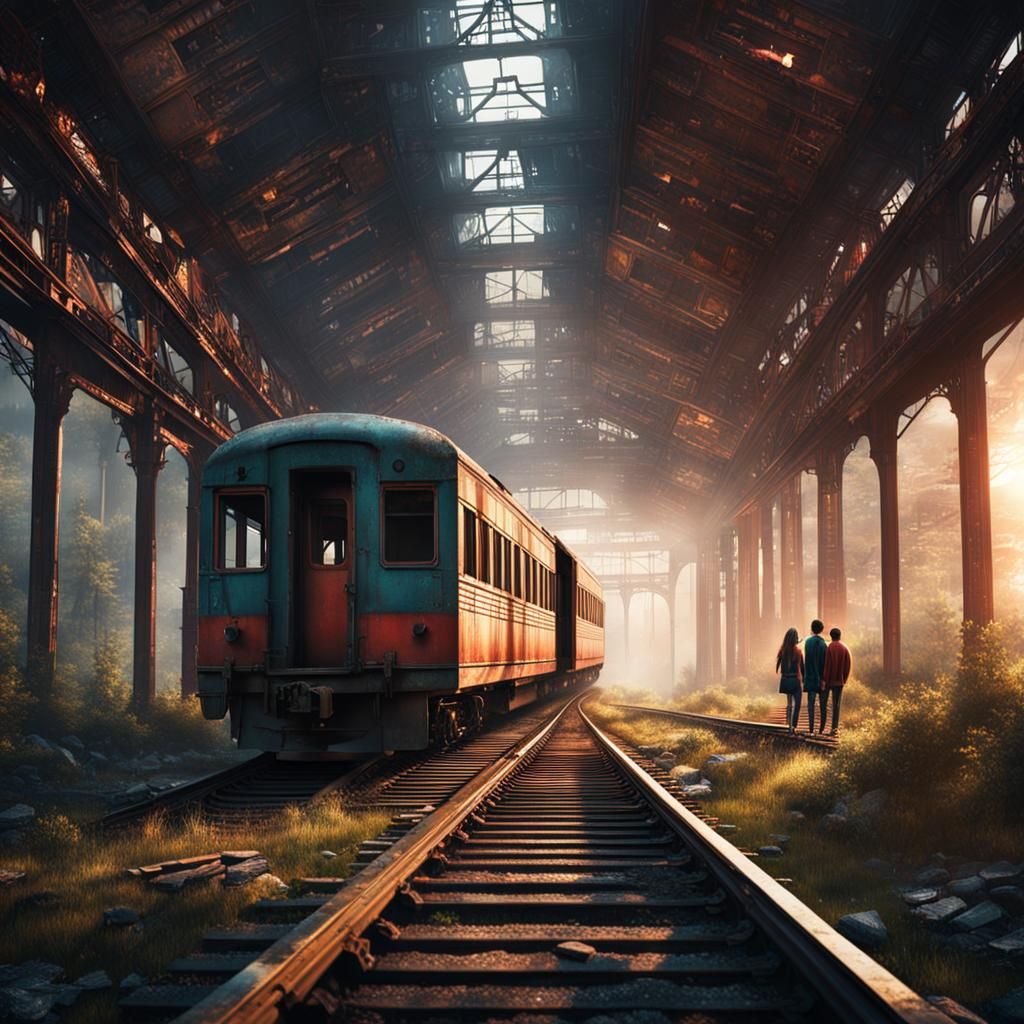The Last Train  by @Balsam Fir