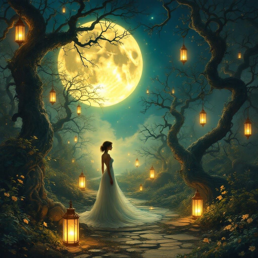 Moonlight Stroll  by @mcshaggy