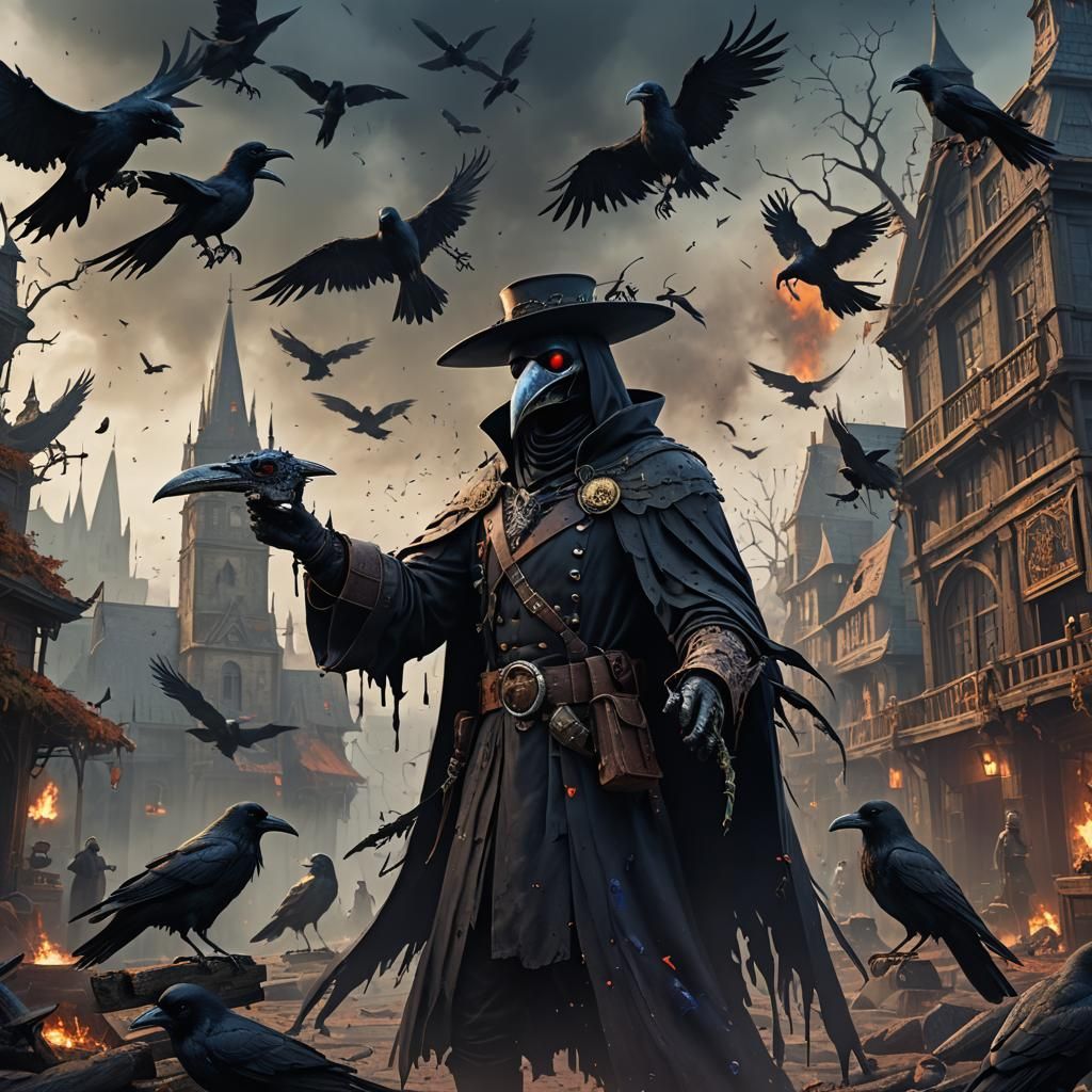 Raven plague doctor