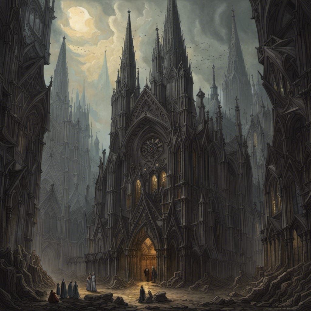 ghotic cathedral  by @undefined