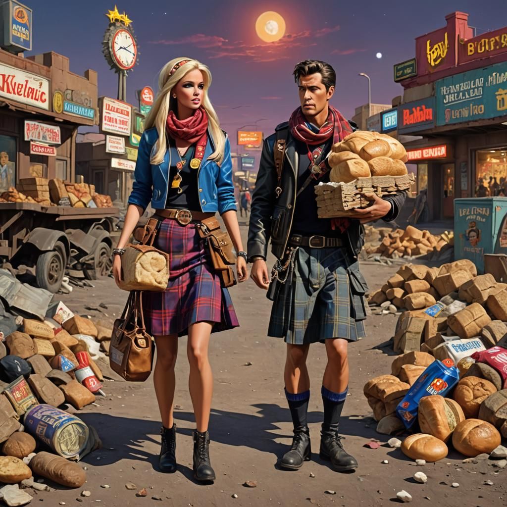 Wasteland Ken and Barbie in Las Vegas