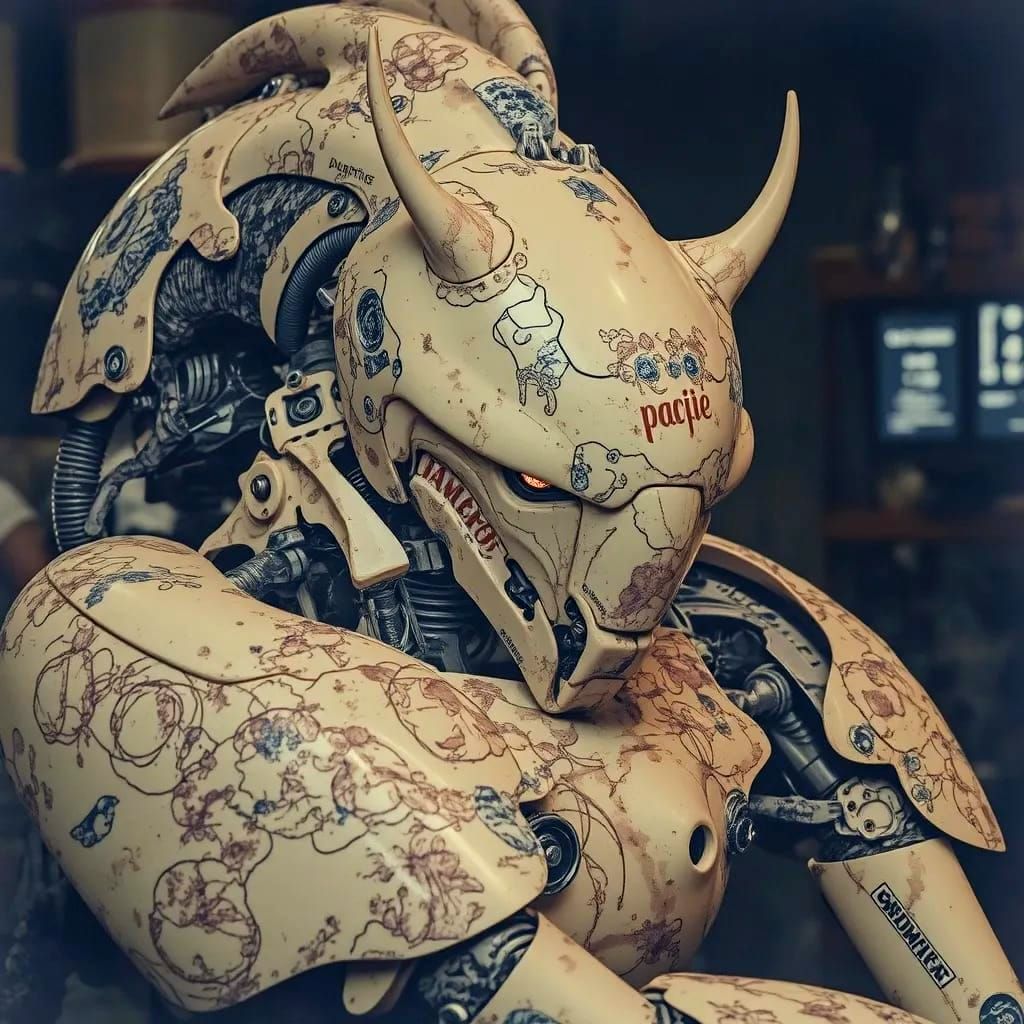 PORCELAIN ALIEN BOTS