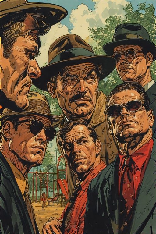 Tough Guys at the Playground