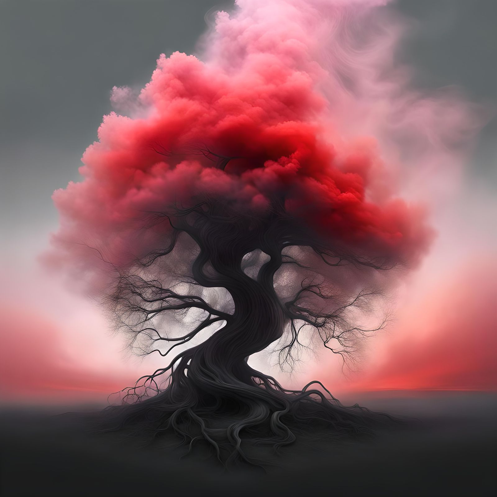 Turned into smoke  by @Lourse 