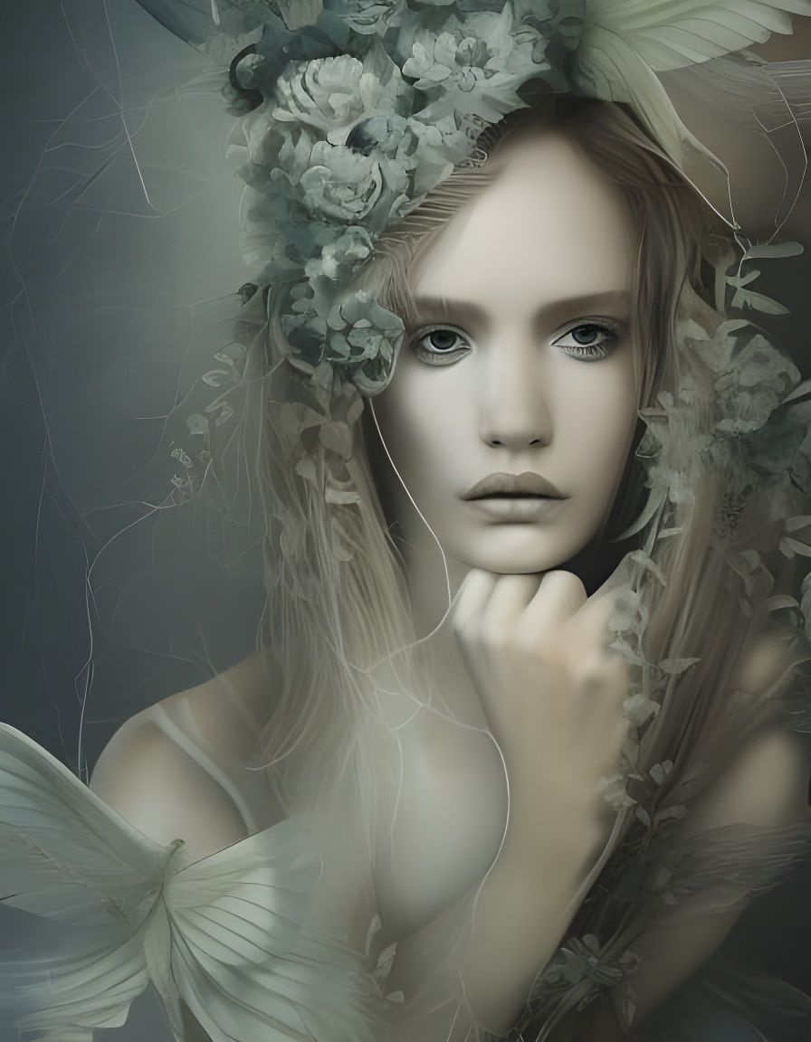 Exploding Dead Flowers AI Generated Artwork NightCafe Creator