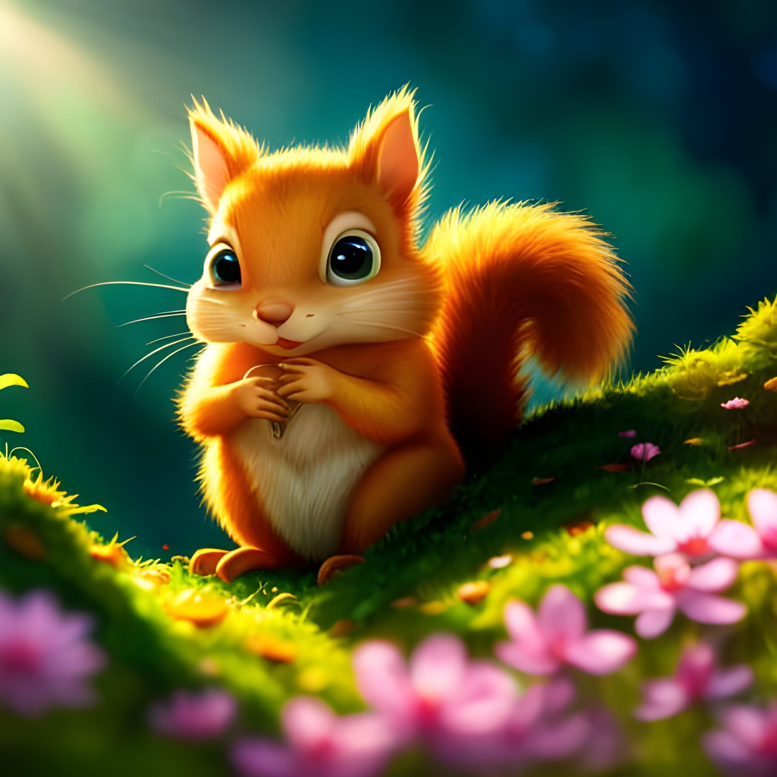 Cute baby squirrel  by @ShaKeD