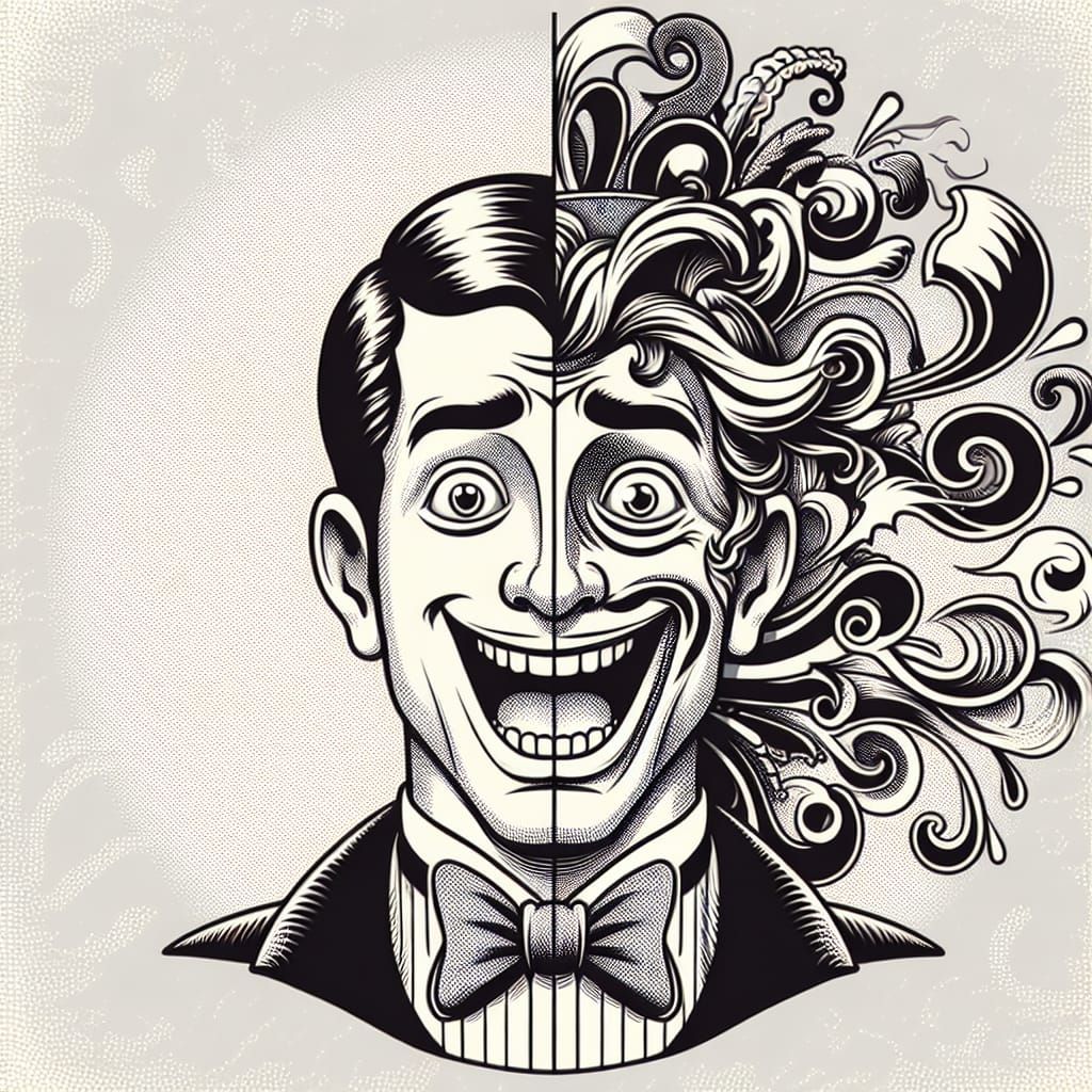 A man with split personality