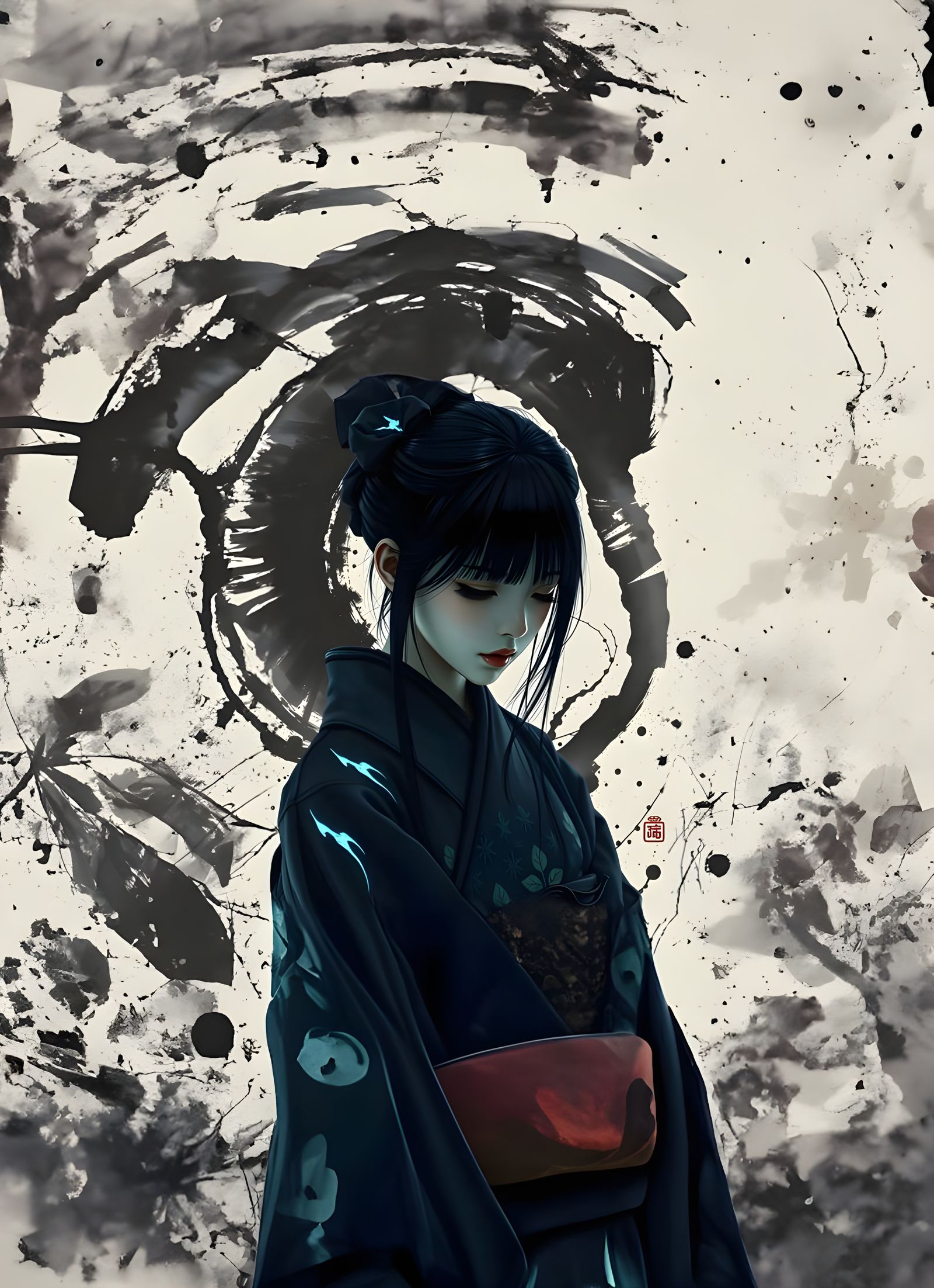 Dark Kimono Mood