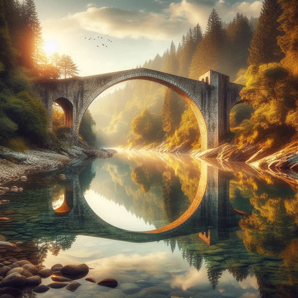 "The Solitary Bridge: A Silent Witness of a Bygone Era"