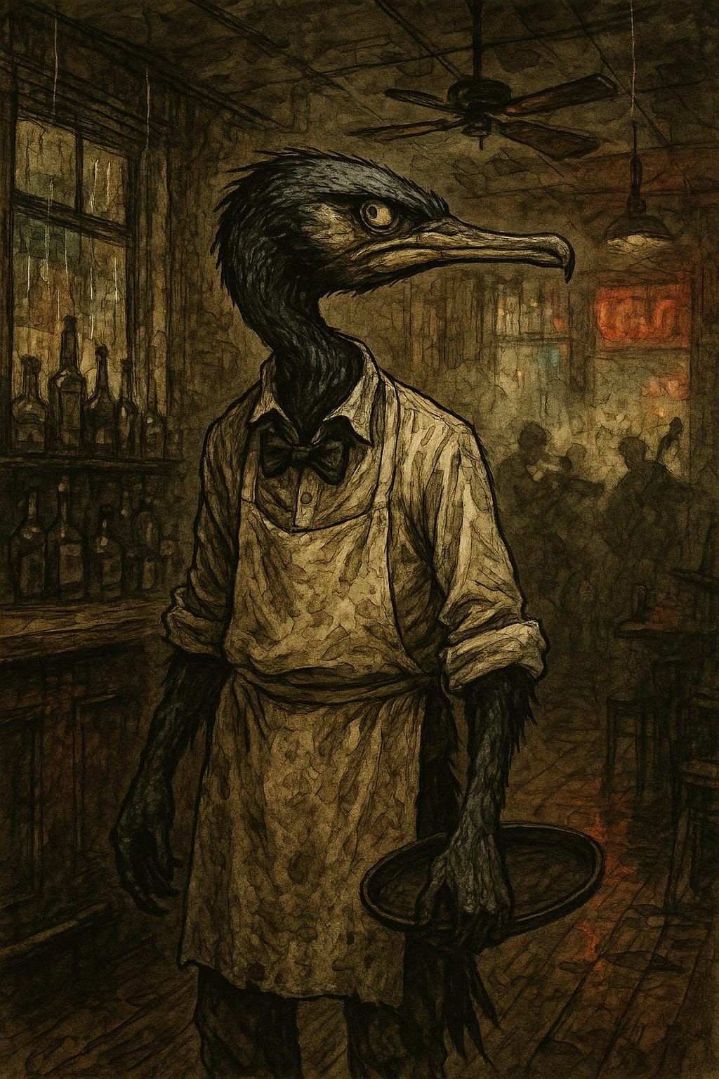 Cormorant waiter