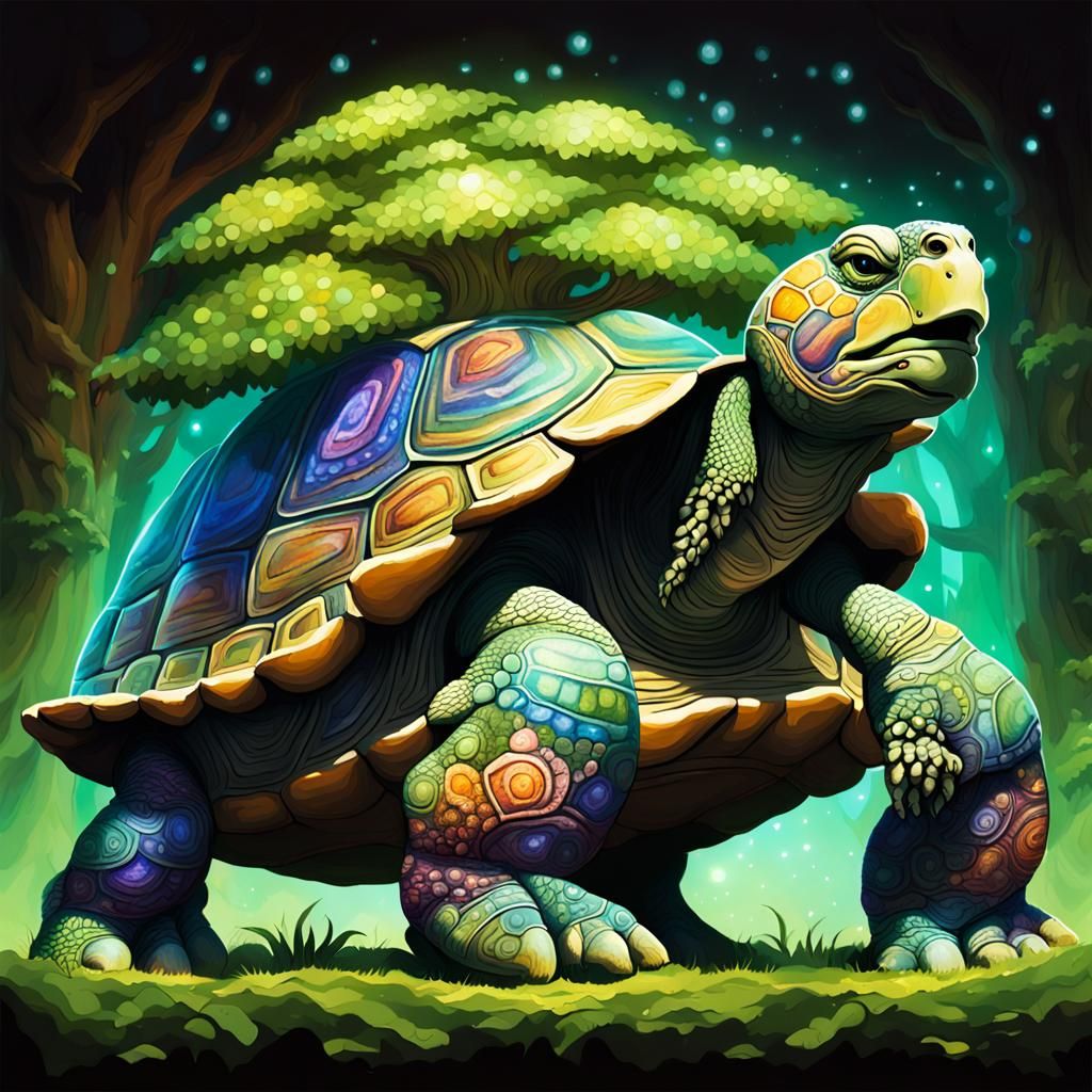 Magical turtle of wisdom 