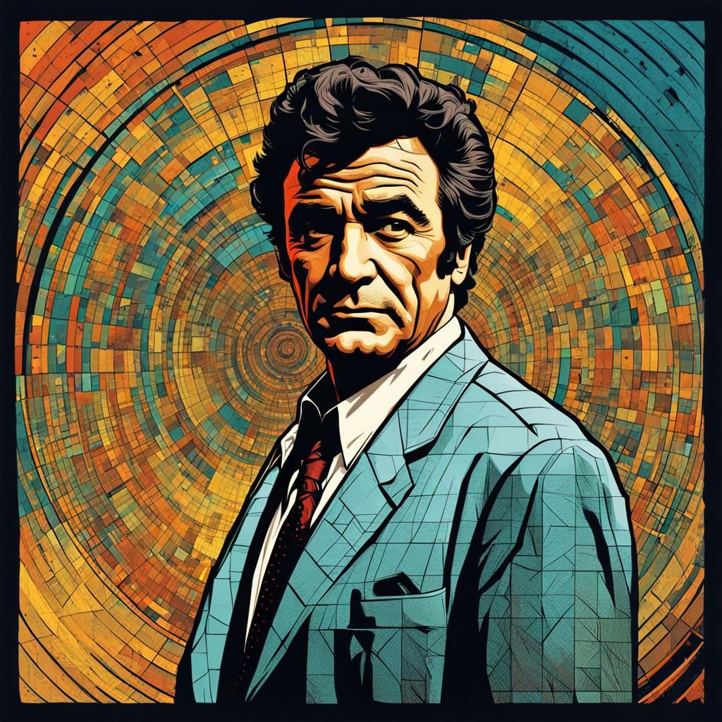 The man, the legend: Peter Falk - AI Generated Artwork - NightCafe Creator