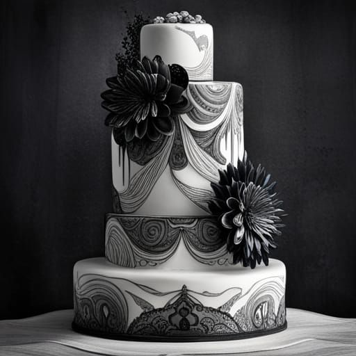 Funeral cake AI Generated Artwork NightCafe Creator