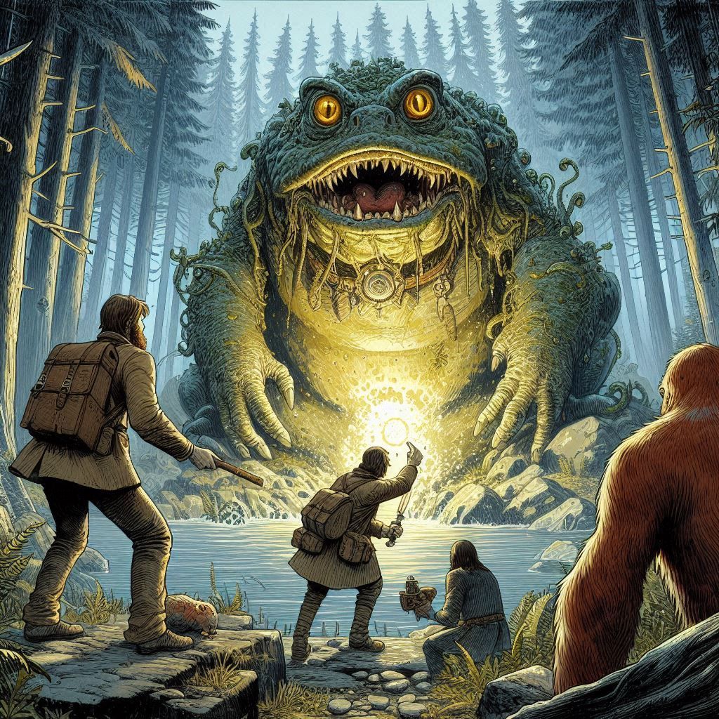 Call of Ctulhu, Pulp adventures Sasquatch Tsathoggua