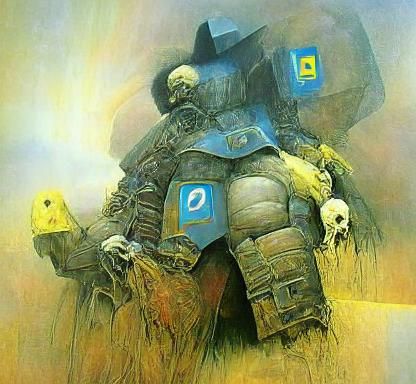 Zdzislaw beksinski Reinhardt overwatch