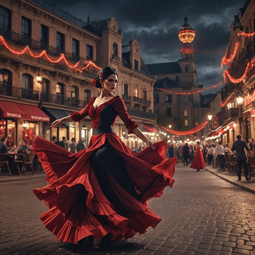 The Flamenco dancer
