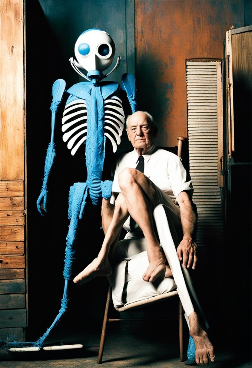 Surrealist Horror: Insect Silenced in Dada Nightmare