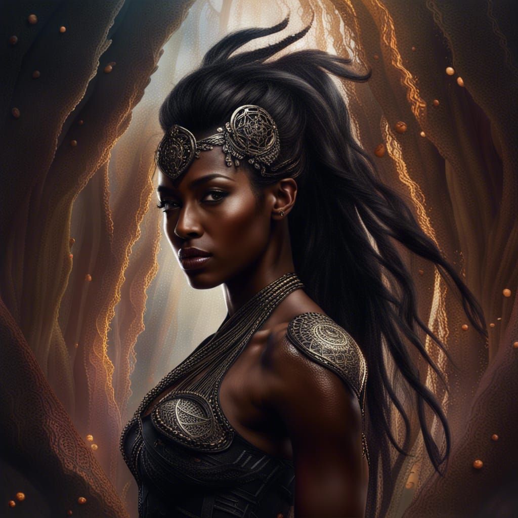 Black goddess - AI Generated Artwork - NightCafe Creator