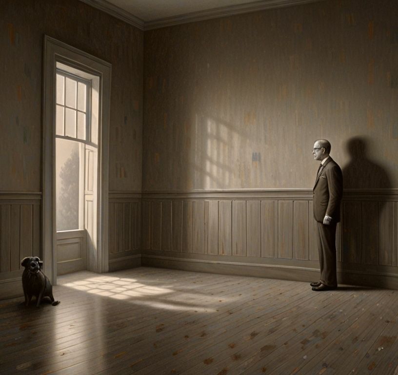 When he arrived home from business, he discovered that she h...