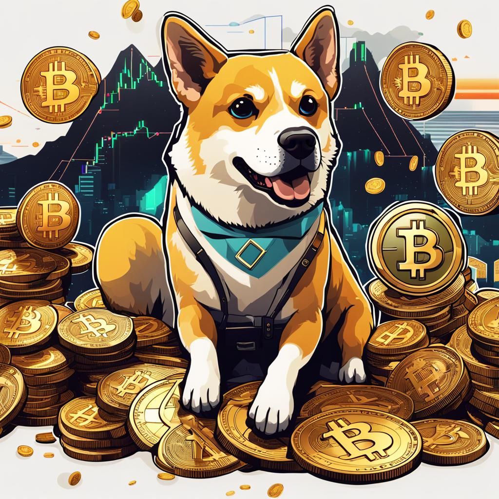 Crypto Dog - AI Generated Artwork - NightCafe Creator