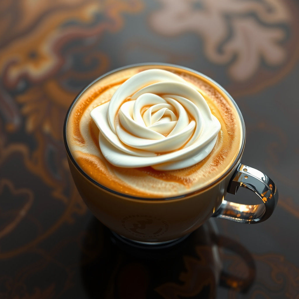 Cream Shaped Like A Rose  by @Chloe