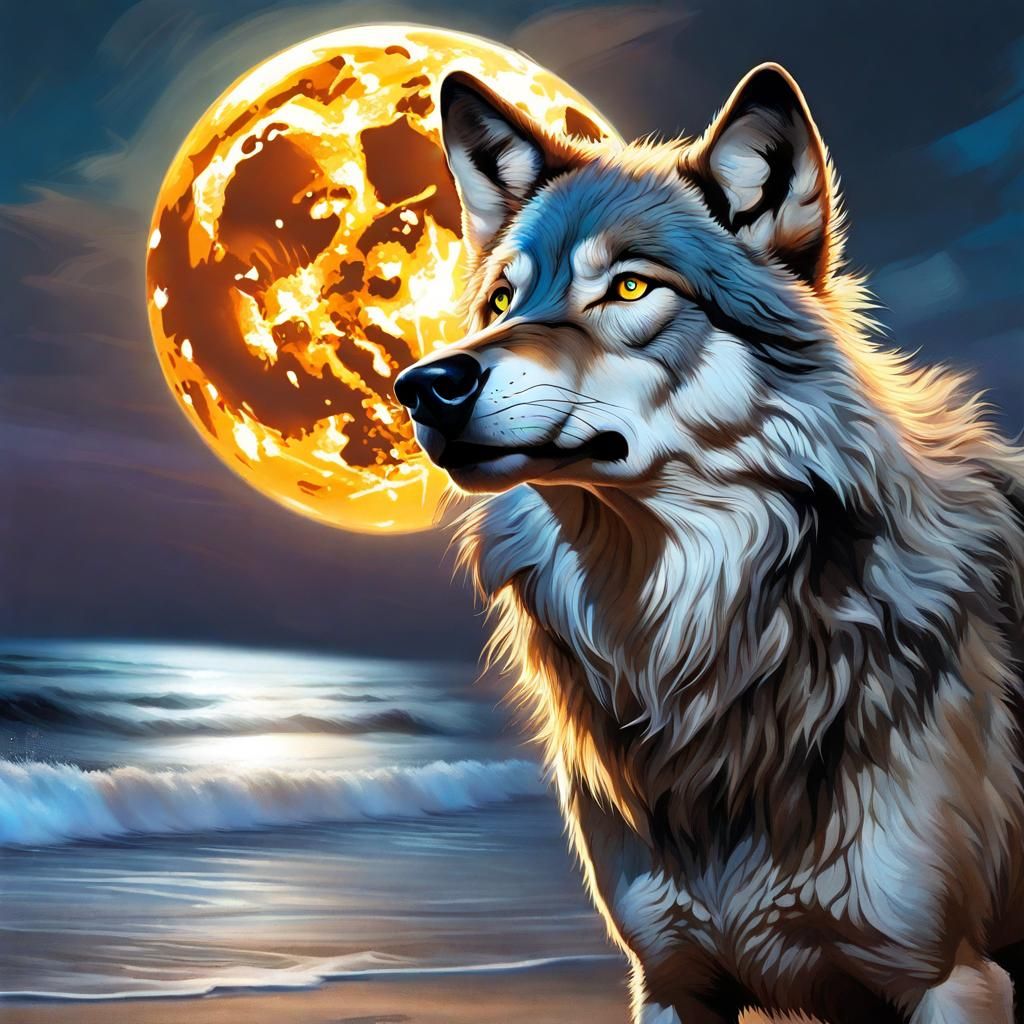 Wolf Full Moon