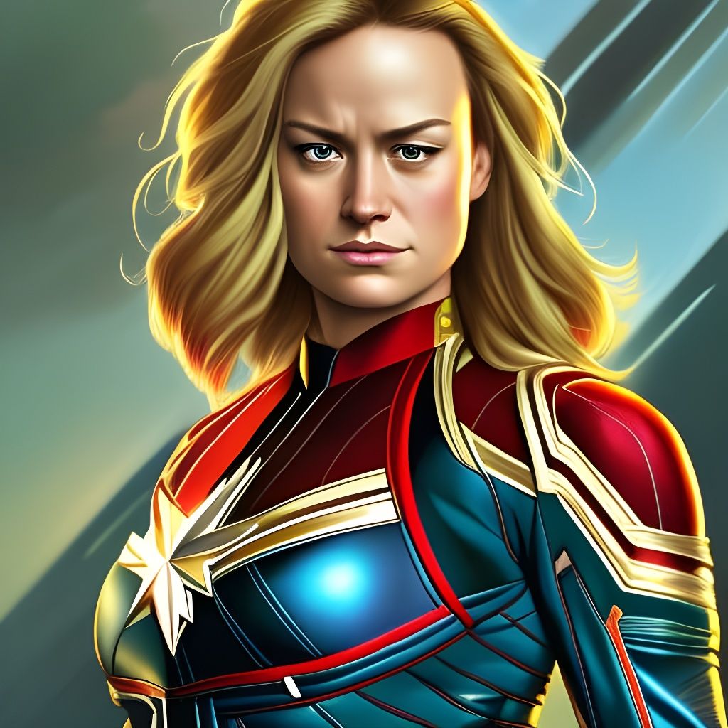 Captain Marvel - AI Generated Artwork - NightCafe Creator