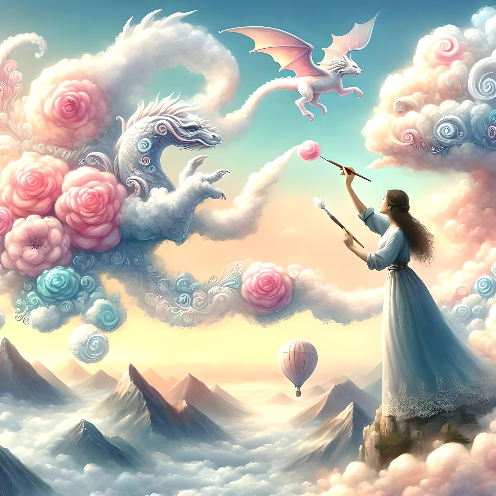 The One Who Shapes the Clouds  by @Hawk