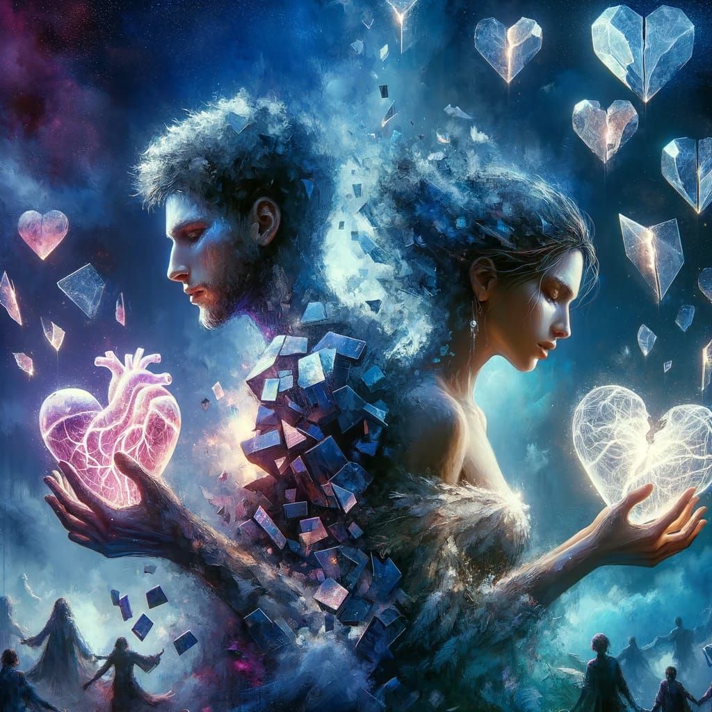 Exchange of Hearts David Slater If we had an exchange of hearts Then you'd know why I fell apart You'd feel the pain whe...