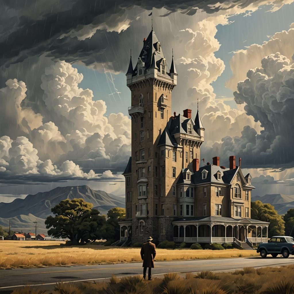 stormy man castle chaotic neutral
survived Edward Hopper Geo...