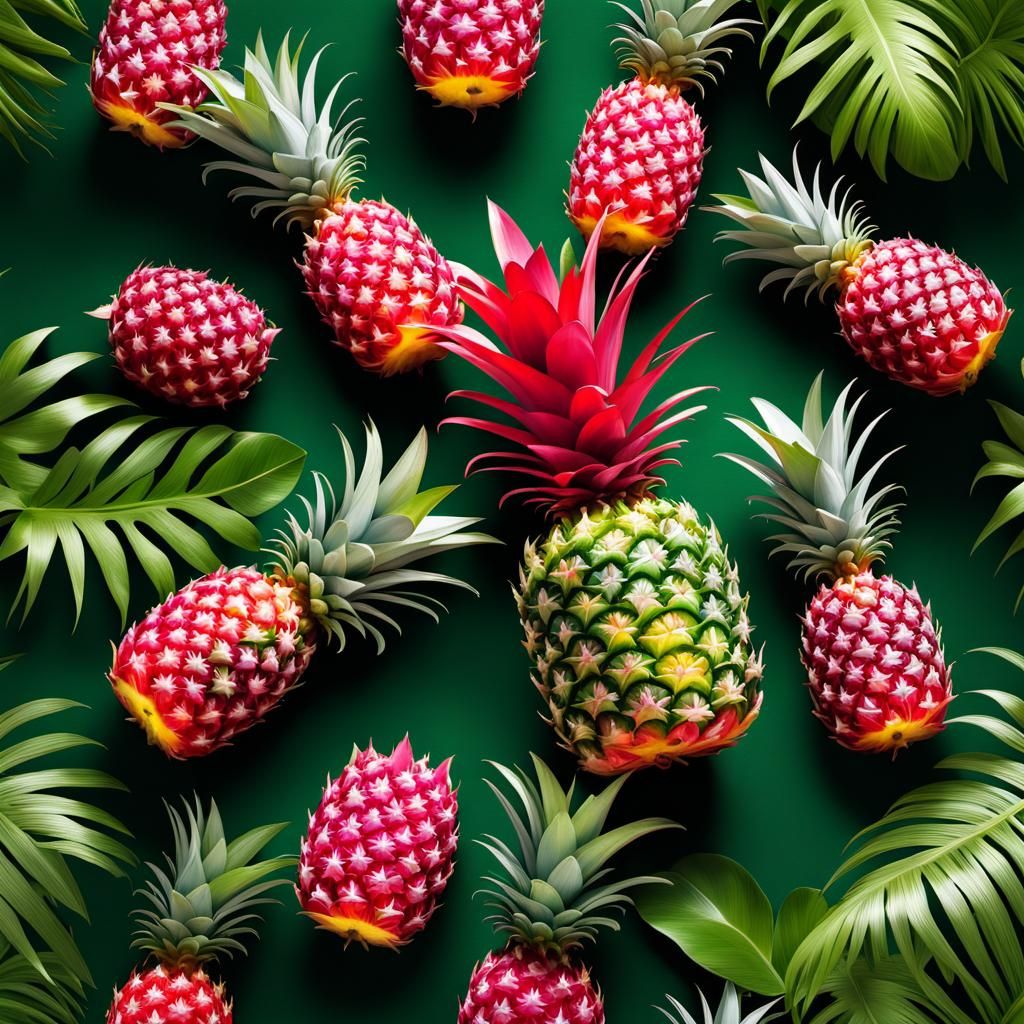 Ruby fruity pineapples
