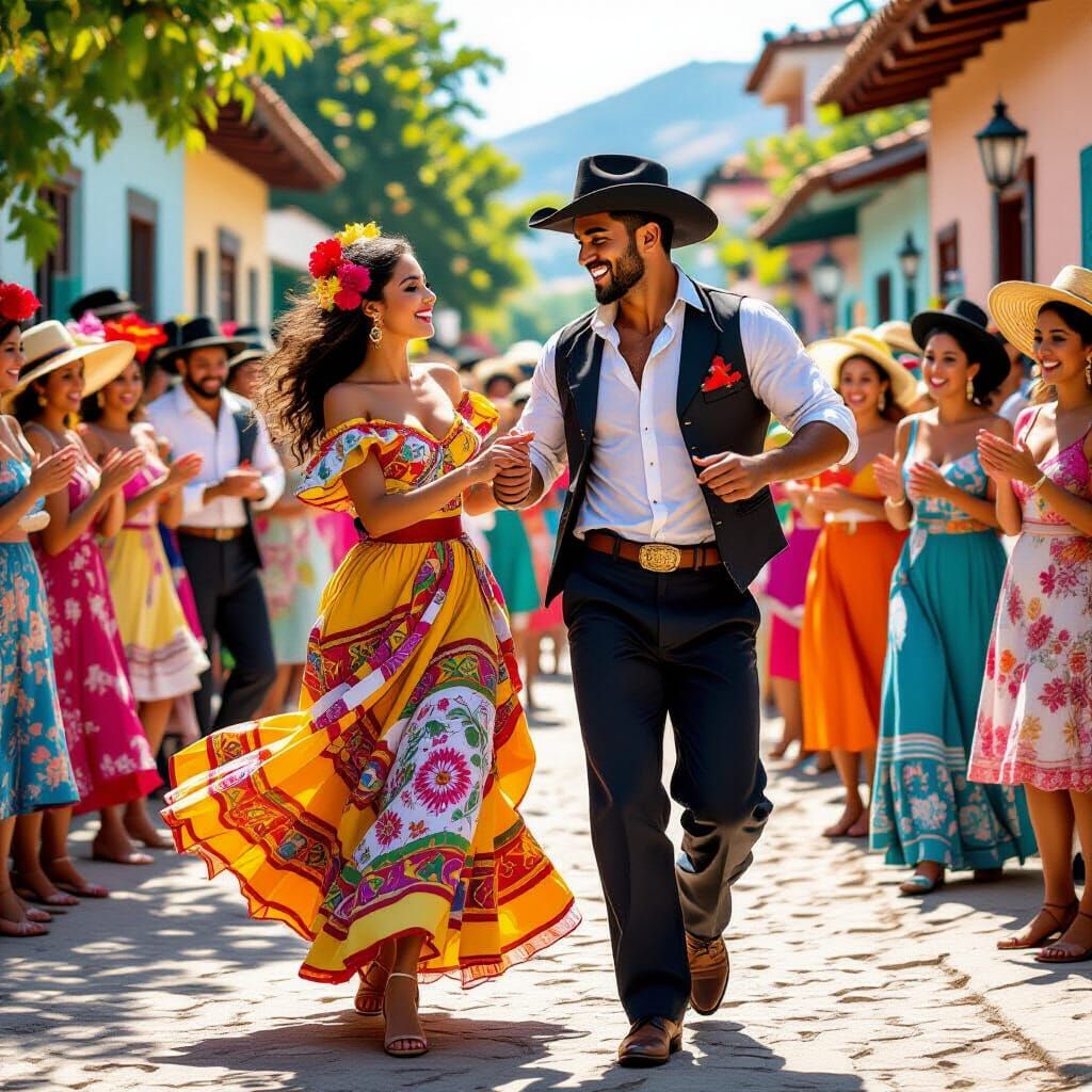 Everyone should dance with the neighbors, their bodies should not be exposed, they should be covered up to their throats. It's a very origin...